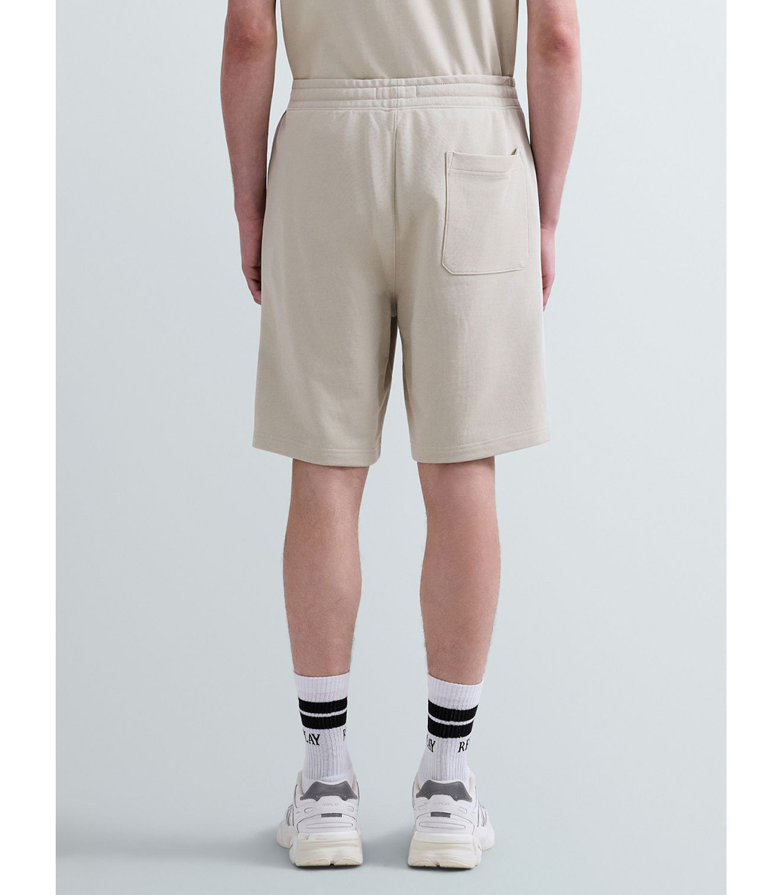 コットンテリーフリースショーツ 詳細画像 ライトベージュ 3